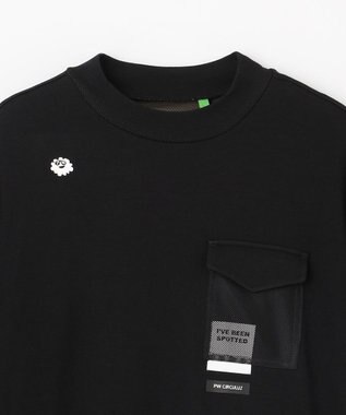 PW CIRCULUS 【MEN】DRY COOL MOVE モックネックT ゴルフ ブラック系