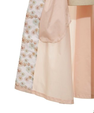 MOONBAT 【バッグ付】ポール & ジョー (PAUL & JOE　ACCESSOIRES) レインコート ポンジークリザンテーム ピーチ