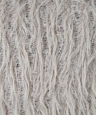 NAVE 【ReNAVE・洗える】メルティーシャギーニット プルオーバー ライトグレー系