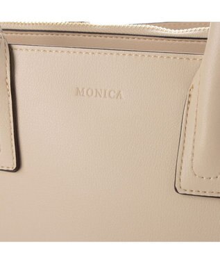 LA BAGAGERIE 【MONICA】アコーディオンスクエアトートM アイボリー