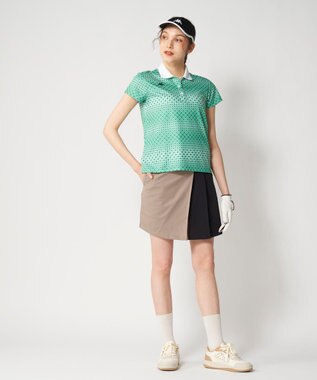 FILA GOLF／marie claire 【Kappa】ハーフプリーツスカート