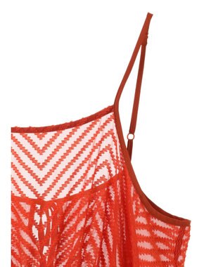 Green Parks armonia.ティアードシアーキャミワンピース Terracotta