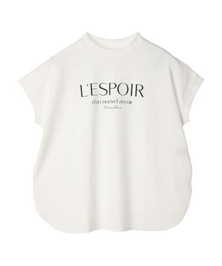 Green Parks 汗染み防止フレンチスリーブロゴＴシャツ White