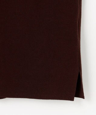 ANY SIS S 【洗える・UVカット】ビスチェ風 ニット チョコレート×ライトベージュ