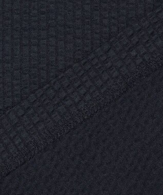 JOSEPH ABBOUD 【オーガニックコットン使用・日本製】JOEコットンサッカー Vネック Tシャツ ネイビー系