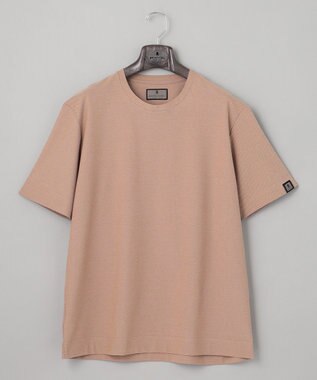 GOTAIRIKU 仕事で着られるTシャツ【サラサラ/よれにくい/透けにくい】キレイめ 鹿の子 ビズTシャツ オレンジ系