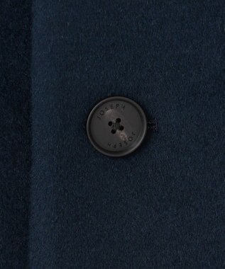 JOSEPH HOMME グロッシーウール　バルマカーンコート ネイビー系