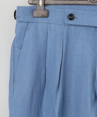 GOTAIRIKU 麻素材【MADE IN ITALY】BERWICH スラックス(SCOTCH) ブルー系