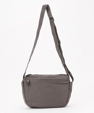 Y'SACCS ポリエステルツイル ショルダーバッグ ダークグレー