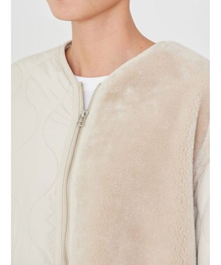 AMERICAN HOLIC キルポカボアＭｉｘキルティングコート Light Beige