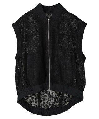 Green Parks ２ＷＡＹ　レースブルゾン Black