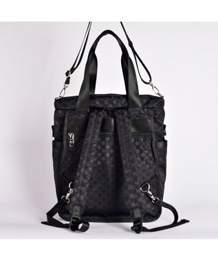 Y'SACCS 【PEANUTSコラボ】SNOOPY（スヌーピー） Polka Dots 3WAYリュック ブラック