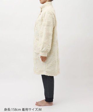 tsumori chisato SLEEP ツモリチサト ローブ 長袖 ルームウェア あったか レディース URW459 /ワコール クリーム
