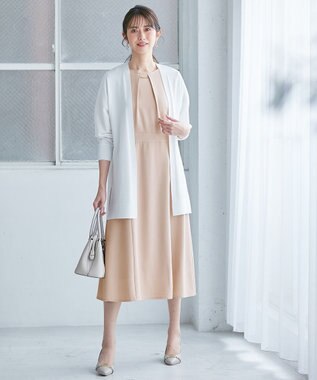 ANY SIS S 【洗える】ドルマンスリーブロング カーディガン オフホワイト