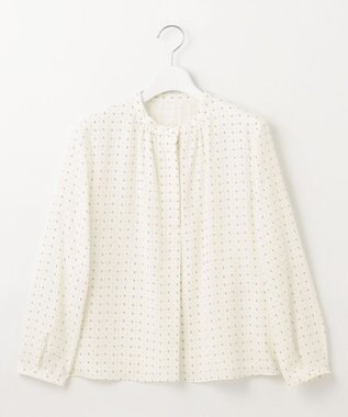 J.PRESS LADIES 幾何プリント カットソー オフベース系5