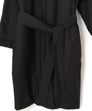 JOSEPH シルキーキルティング　ロングコート Black