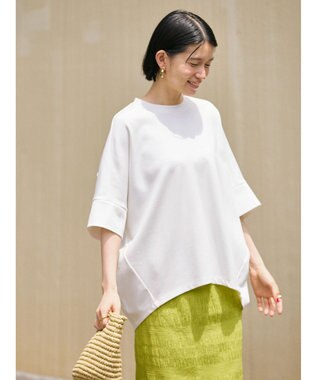 AMERICAN HOLIC 抗菌防臭＋接触冷感　コクーンカットプルオーバー Off White