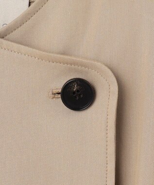 UNFILO スリーブレスコート ベージュ