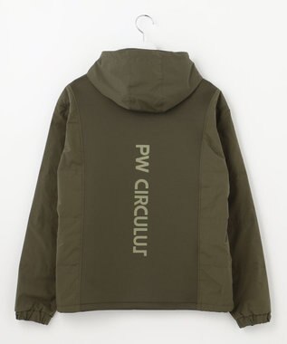 PW CIRCULUS 【MEN】中綿コンビデタッチャブルフーディ カーキ系