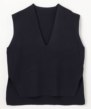 ANY Vネックニットベスト ネイビー