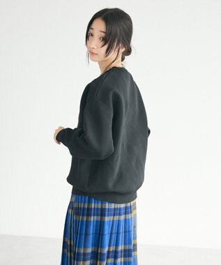 CRAFT STANDARD BOUTIQUE スウェットライクニットプルオーバー Black