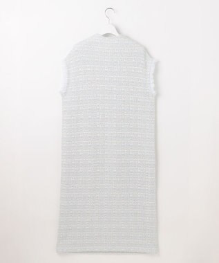 自由区 【Precious 5月号掲載】【カトリエムブーケ】Couleur tweed ツイードワンピース サックス系