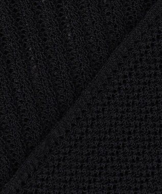 組曲 L 【先行予約・前後着用可】レーシーニット カーディガン ブラック系