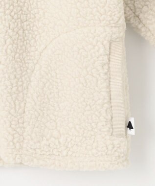 ANY KIDS もこもこボアブルゾン アイボリー系