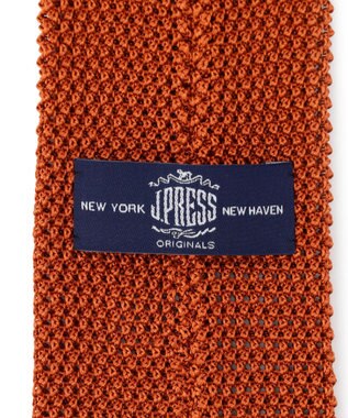 J.PRESS MEN 【J.PRESS ORIGINALS】Silk Wide Knit Tie / Japan Made オレンジ系