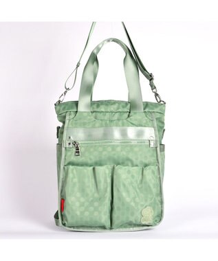 Y'SACCS 【PEANUTSコラボ】SNOOPY（スヌーピー） Polka Dots 3WAYリュック ライトグリーン