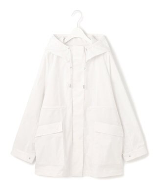 ICB 【撥水加工】メモリーストレッチタフタ マウンテンパーカー オフホワイト系