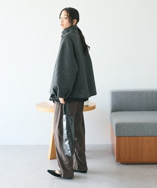 CRAFT STANDARD BOUTIQUE ソデタックスタンドコート Charcoal Gray