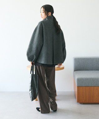 CRAFT STANDARD BOUTIQUE ソデタックスタンドコート Charcoal Gray