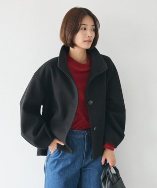 CRAFT STANDARD BOUTIQUE ソデタックスタンドコート Black
