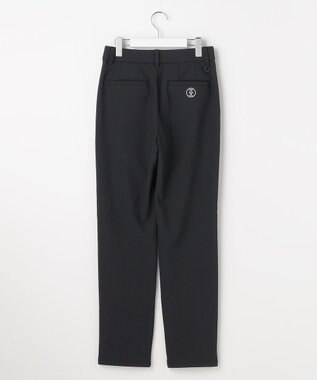 23区GOLF 【WOMEN】トリコットボンディングテーパードパンツ ブラック系