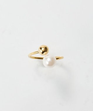 Phoebe 〈シリーズ累計販売10000点突破！〉メタル×パールフォークリング ホワイト