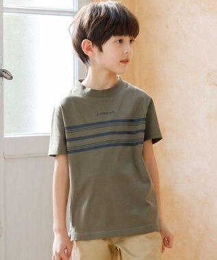 J.PRESS KIDS 【100-130cm】ボーダープリント Ｔシャツ
