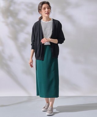 ANY 【UVケア/接触冷感/アンチピリング】多機能カーディガン ブラック