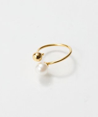 Phoebe 〈シリーズ累計販売10000点突破！〉メタル×パールフォークリング ホワイト