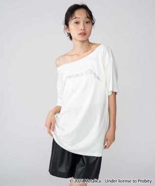 WEGO 別注MetallicaオフショルビッグT 柄4