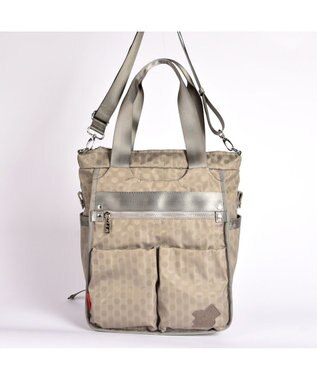 Y'SACCS 【PEANUTSコラボ】SNOOPY（スヌーピー） Polka Dots 3WAYリュック グレージュ