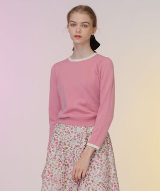 TOCCA 【洗える！】CASHEMERE プルオーバー ローズ系
