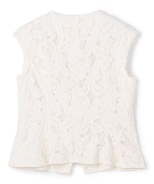 TOCCA SWEET LACE GILET ジレ アイボリー系