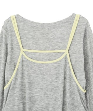 CRAFT STANDARD BOUTIQUE パイピングレイヤードバルーンプルオーバー Gray Mixture