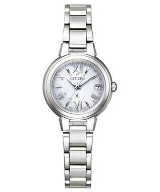 CITIZEN 【xC】エコ・ドライブ電波時計 ES9430-54A 日付・秒針あり 上品で洗練された定番デザイン シルバー