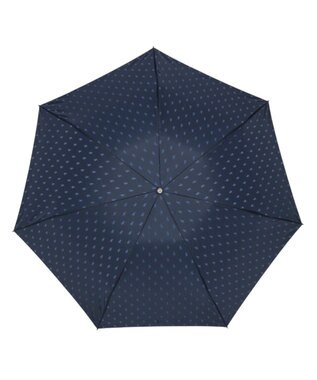 MOONBAT 【大きめ60cm】POLO RALPH LAUREN メンズ 折りたたみ傘 ジャガード 60cm ディープブルー