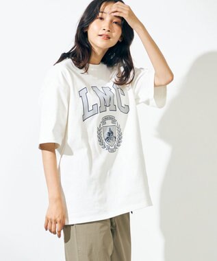 SHARE PARK MENS 【UNISEX】UVカット カレッジロゴTシャツ ホワイト