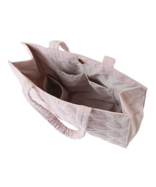 Maison de FLEUR リボンキルティングトートバッグ Pink