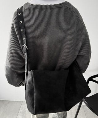 WEGO ハトメベルトBIGショルダー ブラックその他