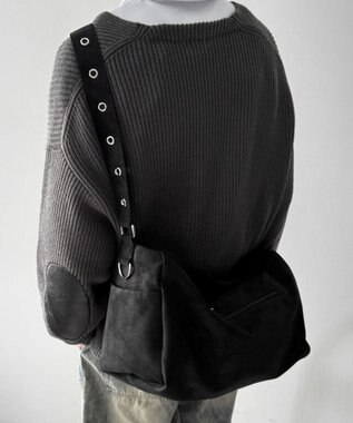 WEGO ハトメベルトBIGショルダー ブラックその他